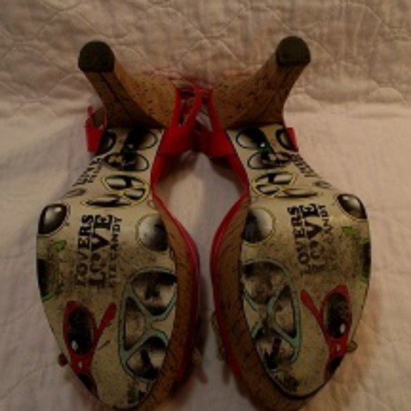 HARAJUKU LOVERS summer Platform sandal Women's, 9M - Picture 5 of 7